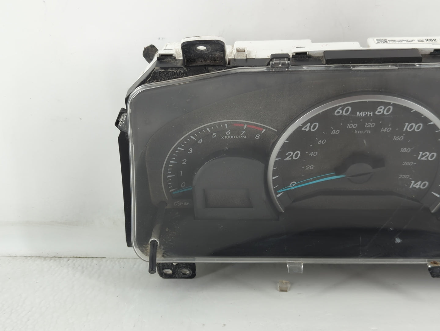 2013-2014 Toyota Camry Instrument Cluster Speedometer Gauges P/N:TN157560-2980 83800-0X620-00 Fits Fits 2013 2014 OEM Used Auto Parts - Oemusedautoparts1.com