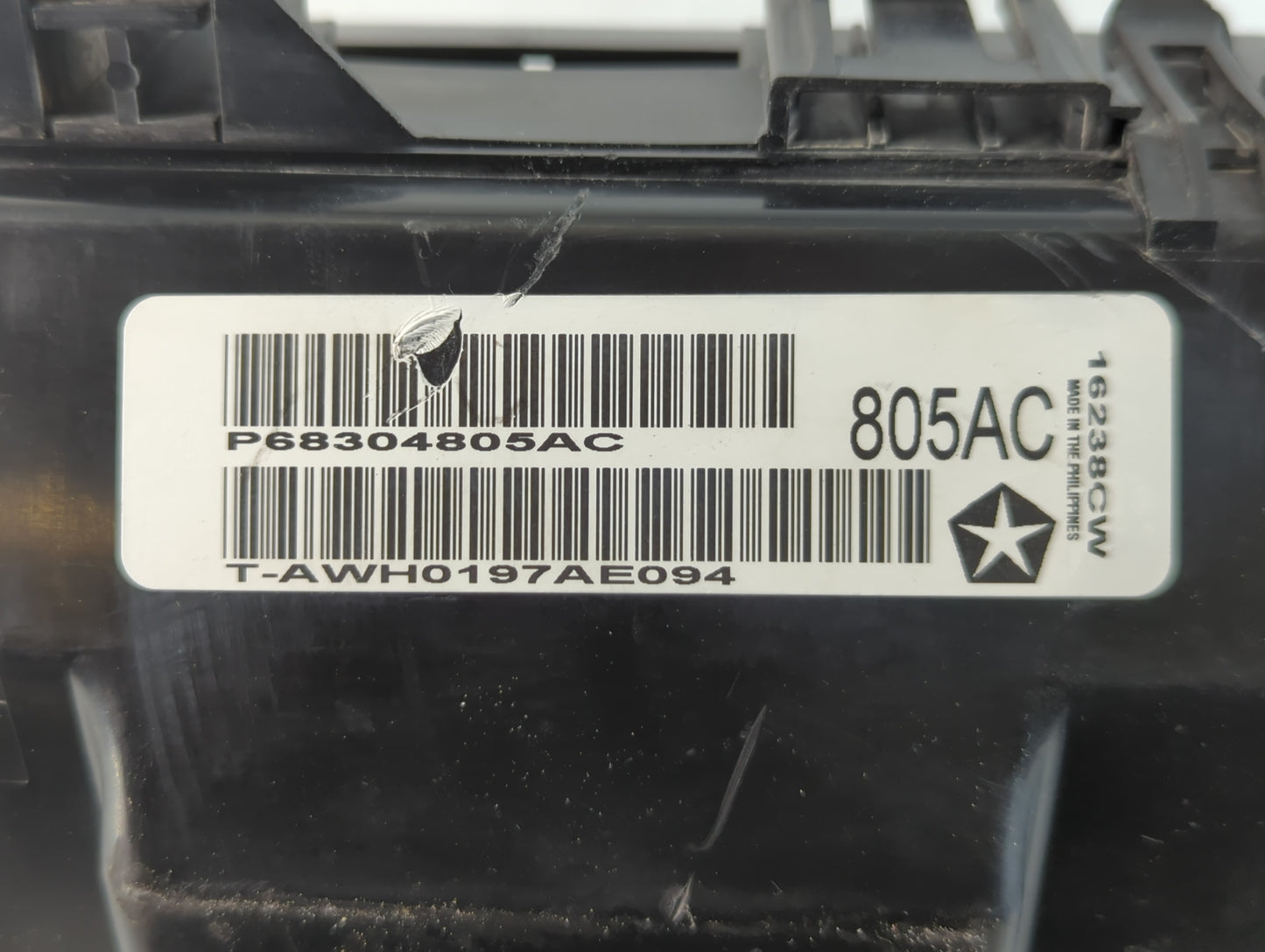 2017 Dodge Challenger Fusebox Fuse Box Panel Relay Module P/N:P68304805AC Fits OEM Used Auto Parts - Oemusedautoparts1.com
