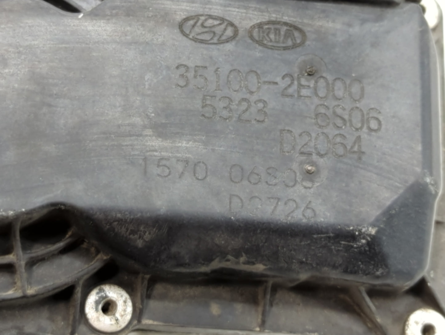 2011-2020 Hyundai Elantra Throttle Body P/N:35100-2E000 Fits Fits 2011 2012 2013 2014 2015 2016 2017 2018 2019 2020 2021 OEM Used Auto Parts - Oemusedautoparts1.com