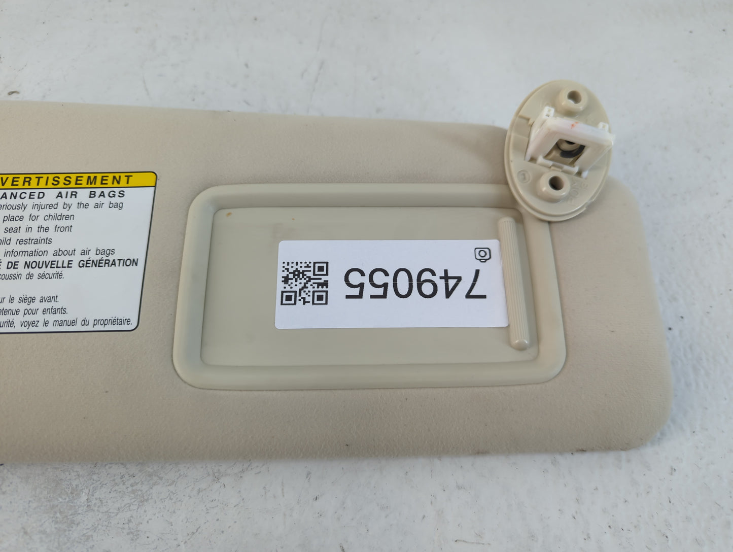 2007-2009 Lexus Is250 Sun Visor Shade Replacement Passenger Right Mirror Fits Fits 2007 2008 2009 OEM Used Auto Parts - Oemusedautoparts1.com