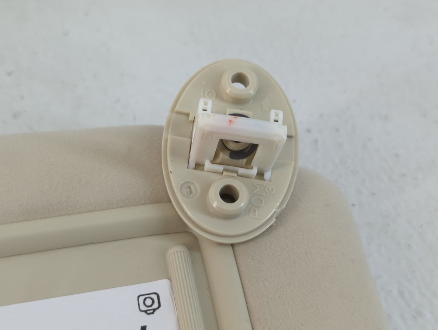 2007-2009 Lexus Is250 Sun Visor Shade Replacement Passenger Right Mirror Fits Fits 2007 2008 2009 OEM Used Auto Parts - Oemusedautoparts1.com