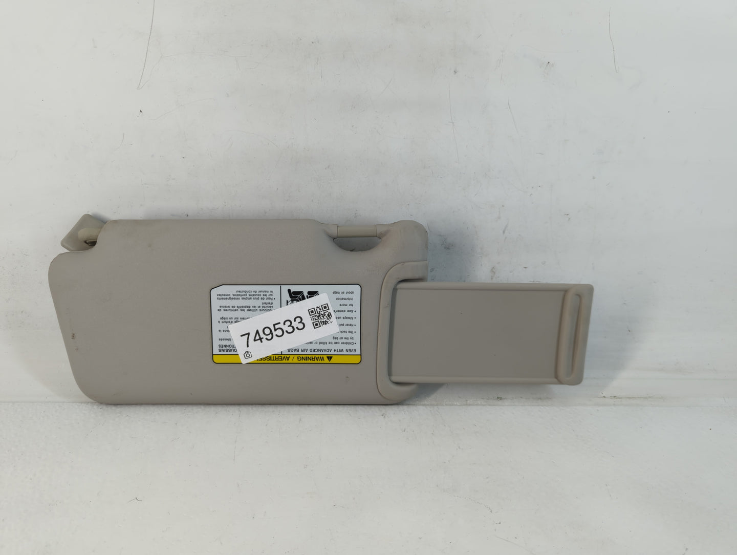 2015-2019 Nissan Micra Sun Visor Shade Replacement Passenger Right Mirror Fits Fits 2015 2016 2017 2018 2019 OEM Used Auto Parts - Oemusedautoparts1.com