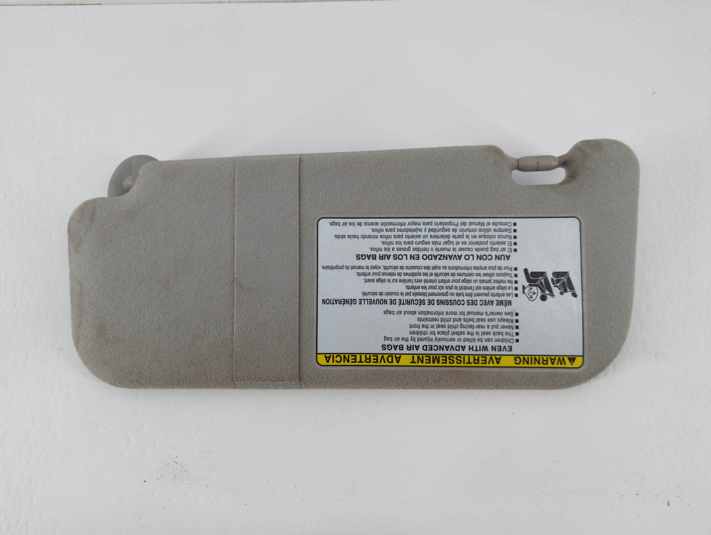 2009-2014 Toyota Matrix Sun Visor Shade Replacement Passenger Right Mirror Fits Fits 2009 2010 2011 2012 2013 2014 OEM Used Auto Parts - Oemusedautoparts1.com