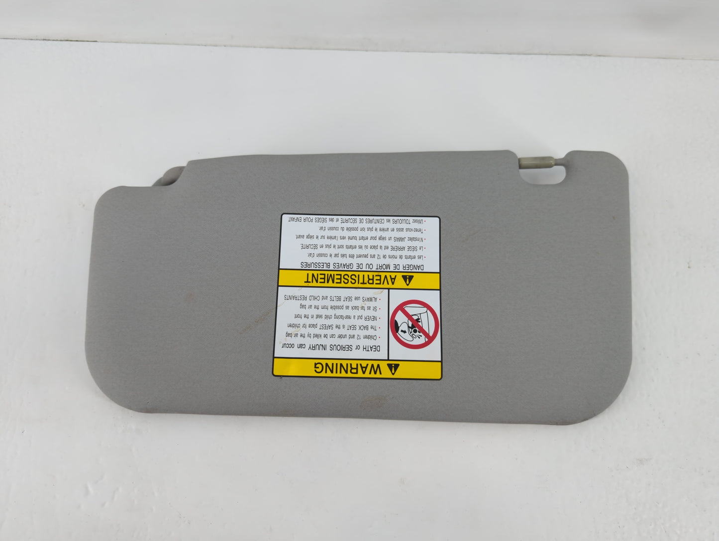 2007-2017 Mitsubishi Lancer Sun Visor Shade Replacement Passenger Right Mirror Fits OEM Used Auto Parts - Oemusedautoparts1.com