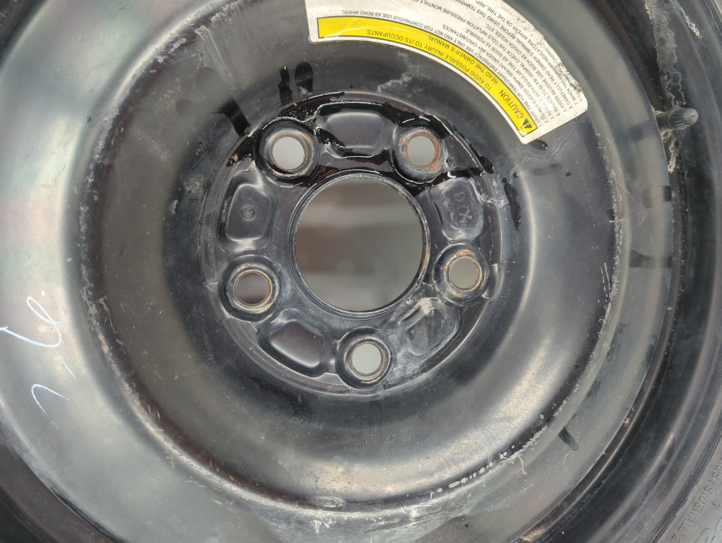 2013-2015 Nissan Sentra Spare Donut Tire Wheel Rim Oem - Oemusedautoparts1.com