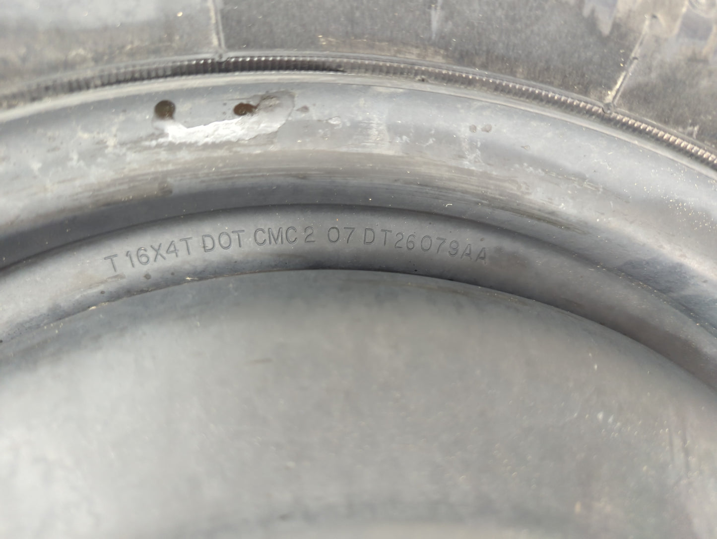 2007-2017 Jeep Patriot Spare Donut Tire Wheel Rim Oem - Oemusedautoparts1.com