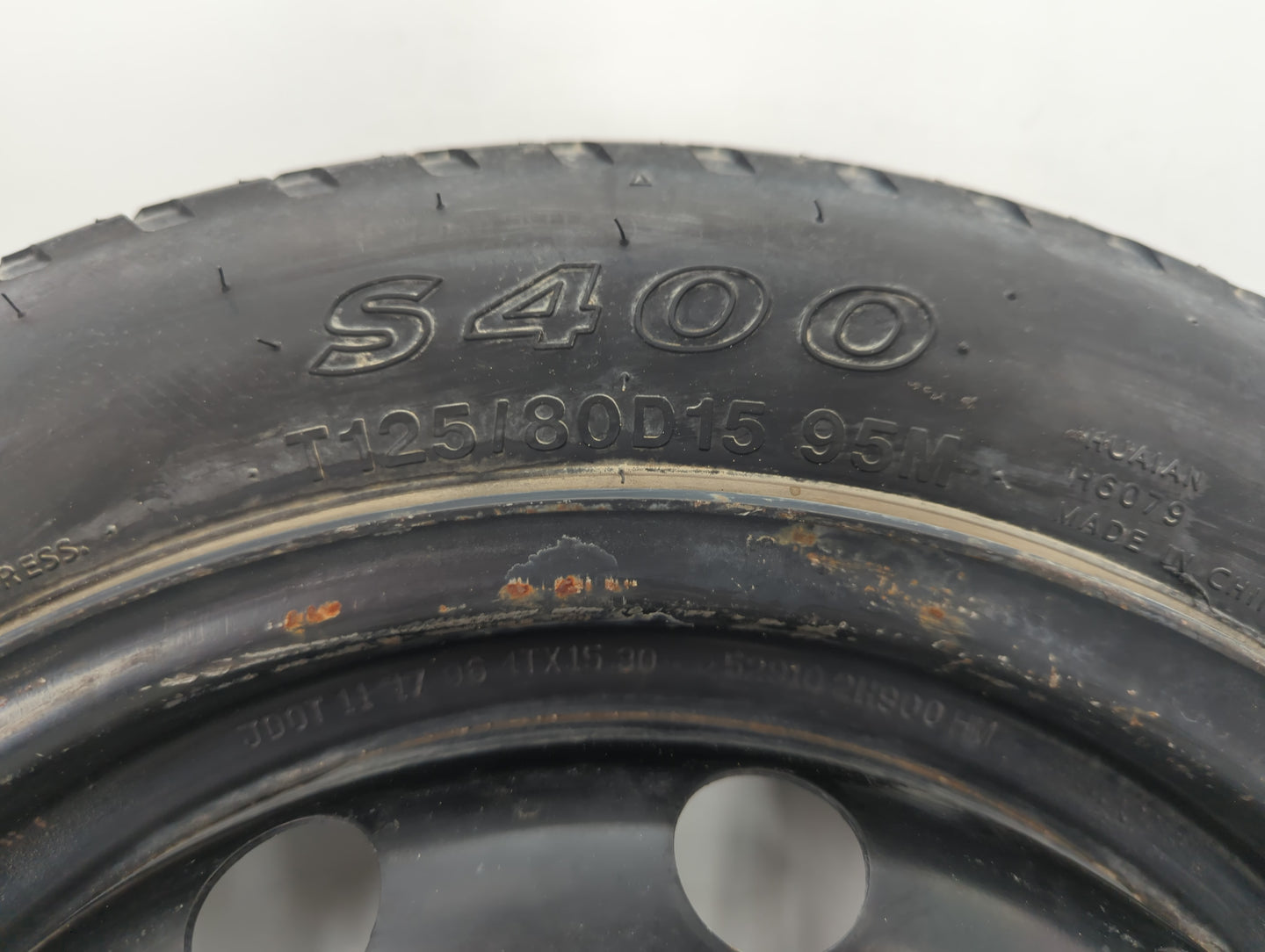 1992-2006 Hyundai Elantra Spare Donut Tire Wheel Rim Oem - Oemusedautoparts1.com