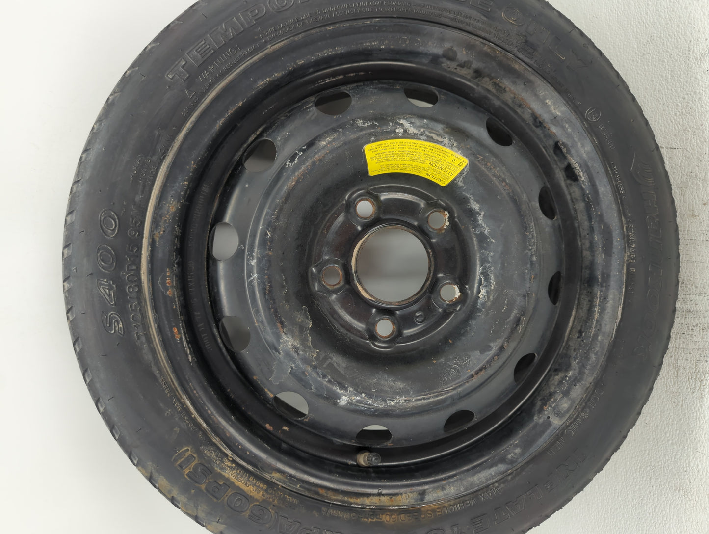 1992-2006 Hyundai Elantra Spare Donut Tire Wheel Rim Oem - Oemusedautoparts1.com