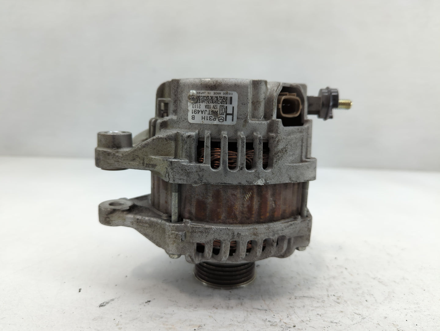 2022 Mazda Miata Alternator Replacement Generator Charging Assembly Engine OEM P/N:12V 100A 2113 TJA491 Fits OEM Used Auto Parts - Oemusedautoparts1.com