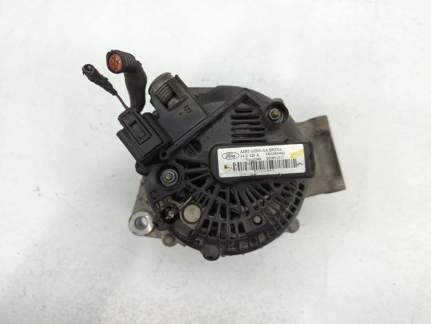 2011-2019 Ford Fiesta Alternator Replacement Generator Charging Assembly Engine OEM P/N:2608513 C AE8T-10300-AA Fits OEM Used Auto Parts - Oemusedautoparts1.com