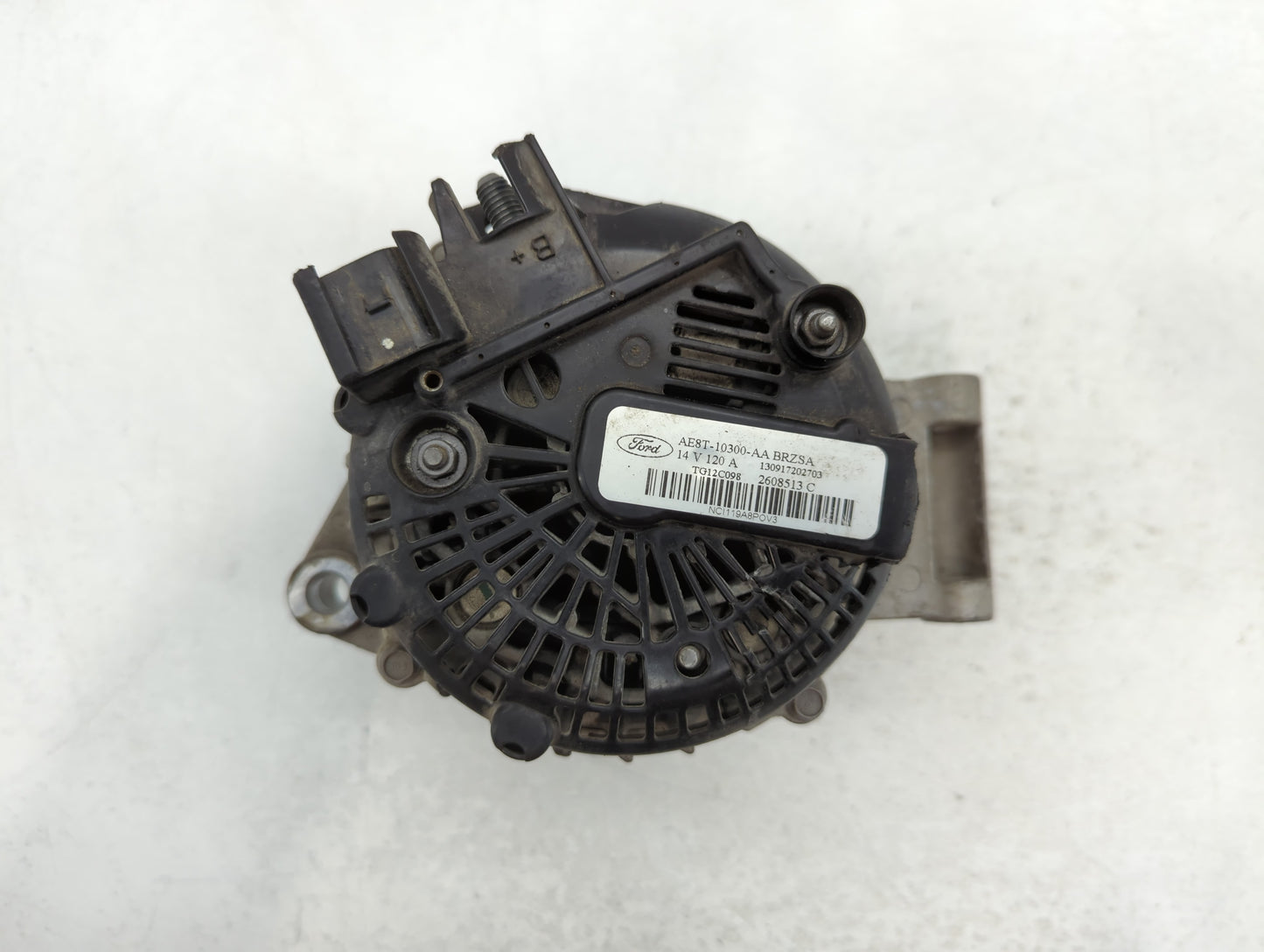 2011-2019 Ford Fiesta Alternator Replacement Generator Charging Assembly Engine OEM P/N:2608513 C AE8T-10300-AA Fits OEM Used Auto Parts - Oemusedautoparts1.com