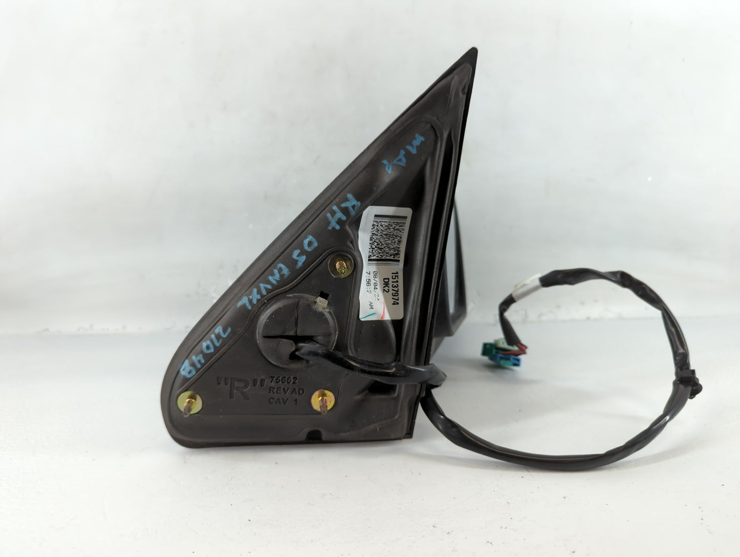 2003-2009 Gmc Envoy Passenger Right Side View Manual Door Mirror Black - Oemusedautoparts1.com