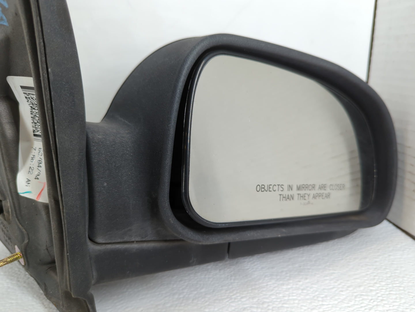 2003-2009 Gmc Envoy Passenger Right Side View Manual Door Mirror Black - Oemusedautoparts1.com