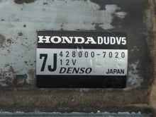 2016-2020 Honda Pilot Car Starter Motor Solenoid OEM P/N:428000-7020 Fits Fits 2012 2013 2014 2015 2016 2017 2018 2019 2020 OEM Used Auto Parts
