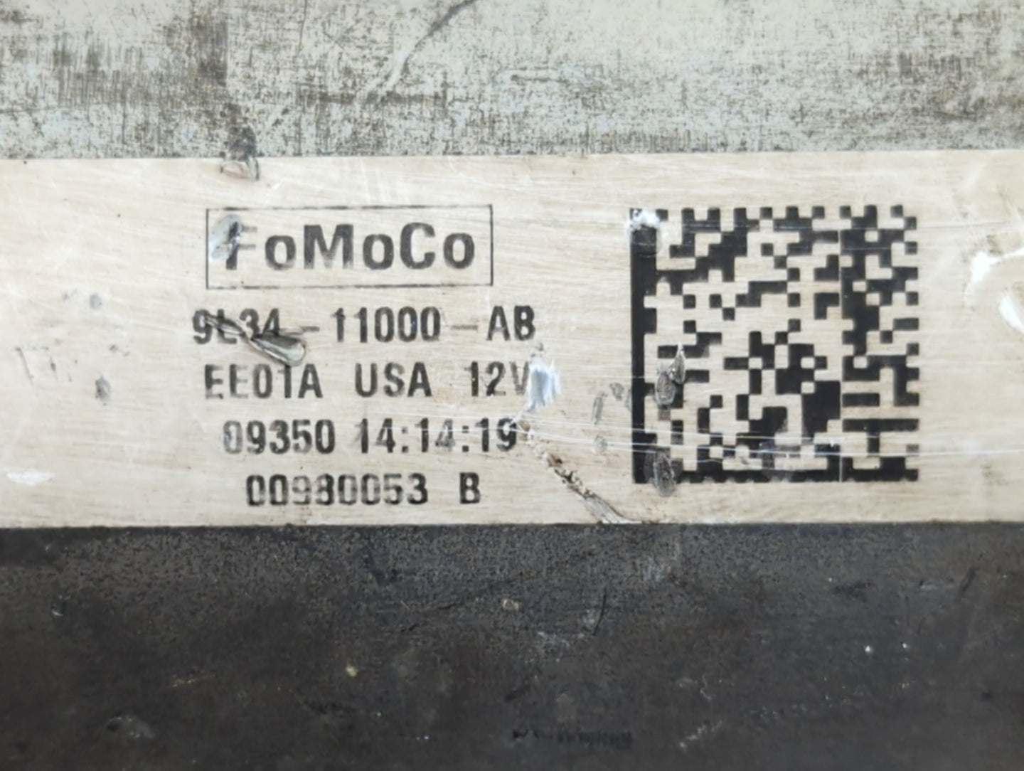 2011-2014 Ford F-150 Car Starter Motor Solenoid OEM P/N:9L34-11000-AB 11000 12V Fits Fits 2011 2012 2013 2014 2015 OEM Used Auto Parts - Oemusedautoparts1.com
