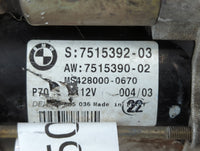 2003-2004 Bmw 530i Car Starter Motor Solenoid OEM P/N:7515392-03 0 001 108 157 Fits Fits 2002 2003 2004 2005 2006 OEM Used Auto Parts - Oemusedautoparts1.com
