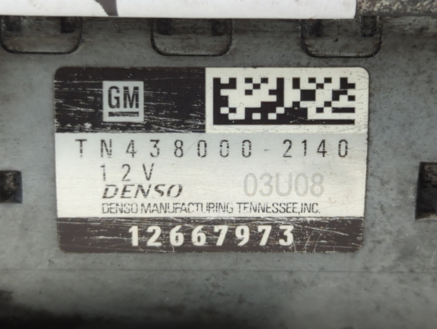 2020-2022 Chevrolet Blazer Car Starter Motor Solenoid OEM P/N:TN438000-2140 Fits Fits 2019 2020 2021 2022 OEM Used Auto Parts - Oemusedautoparts1.com