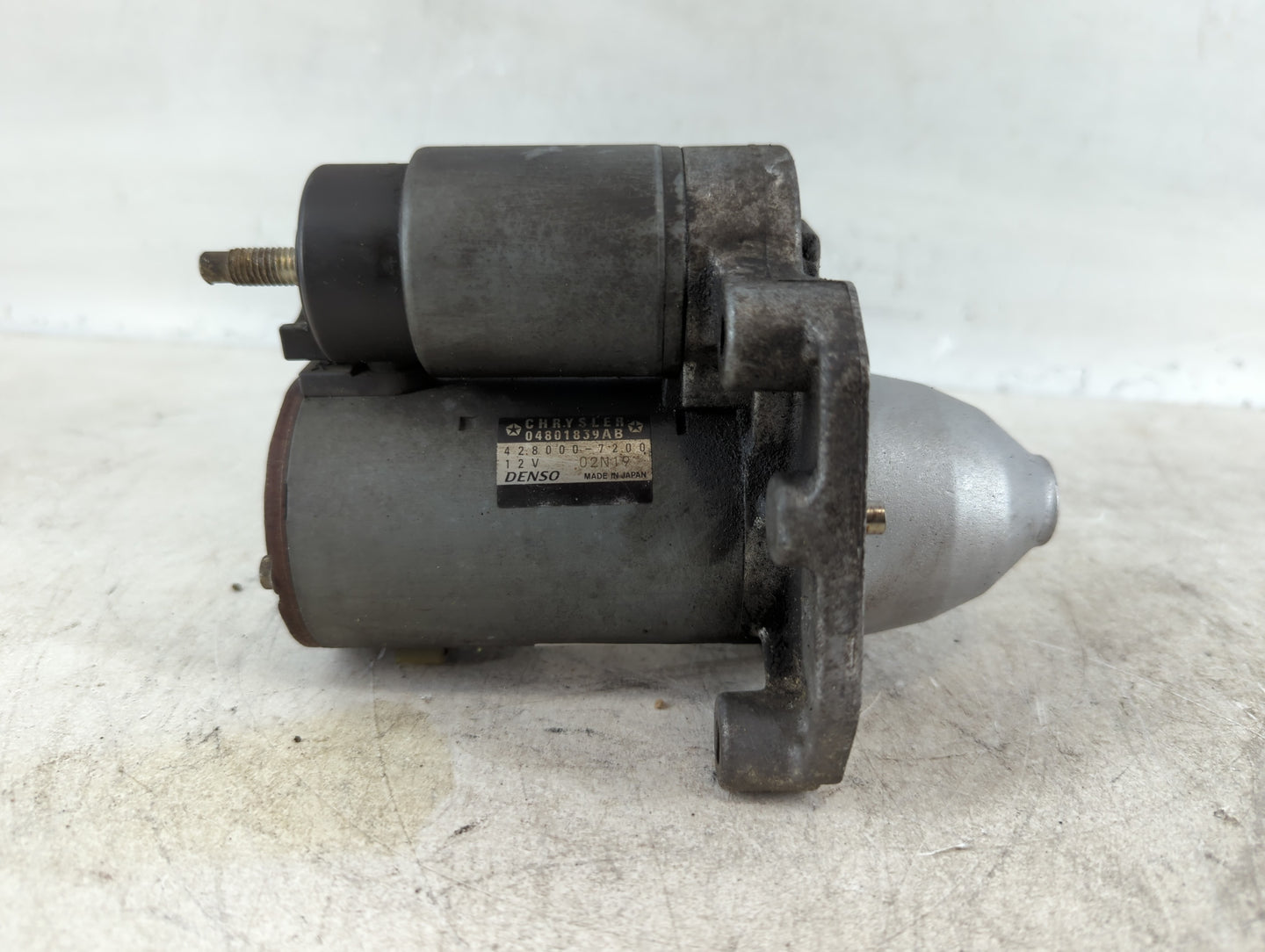 2011-2014 Chrysler 200 Car Starter Motor Solenoid OEM P/N:428000-7200 Fits Fits 2011 2012 2013 2014 OEM Used Auto Parts - Oemusedautoparts1.com