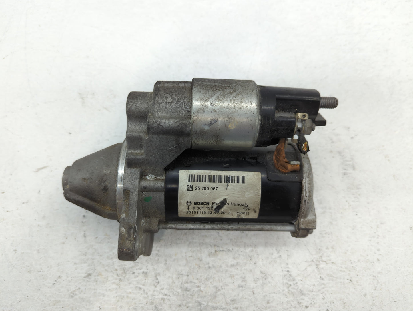 2014-2021 Buick Encore Car Starter Motor Solenoid OEM P/N:25 200 067 Fits Fits 2014 2015 2016 2017 2018 2019 2020 2021 OEM Used Auto Parts - Oemusedautoparts1.com