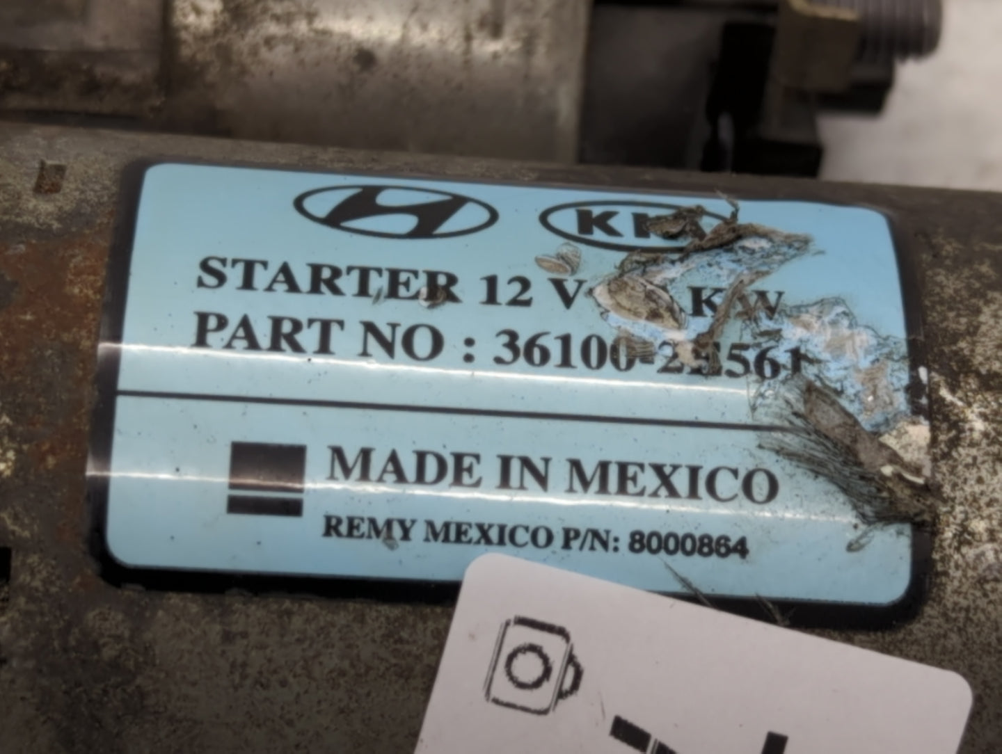 2017-2022 Kia Forte Car Starter Motor Solenoid OEM P/N:8000864 36100-2E561 Fits Fits 2017 2018 2019 2020 2021 2022 OEM Used Auto Parts - Oemusedautoparts1.com