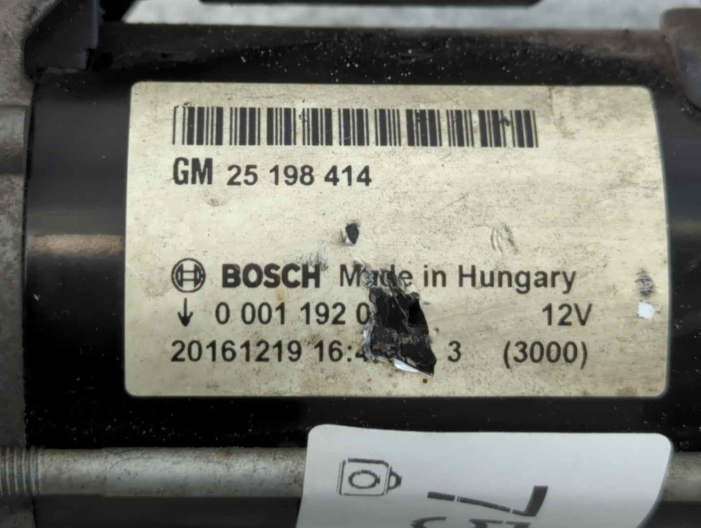 2014-2021 Buick Encore Car Starter Motor Solenoid OEM P/N:GM 25 198 414 Fits Fits 2014 2015 2016 2017 2018 2019 2020 2021 OEM Used Auto Parts - Oemusedautoparts1.com