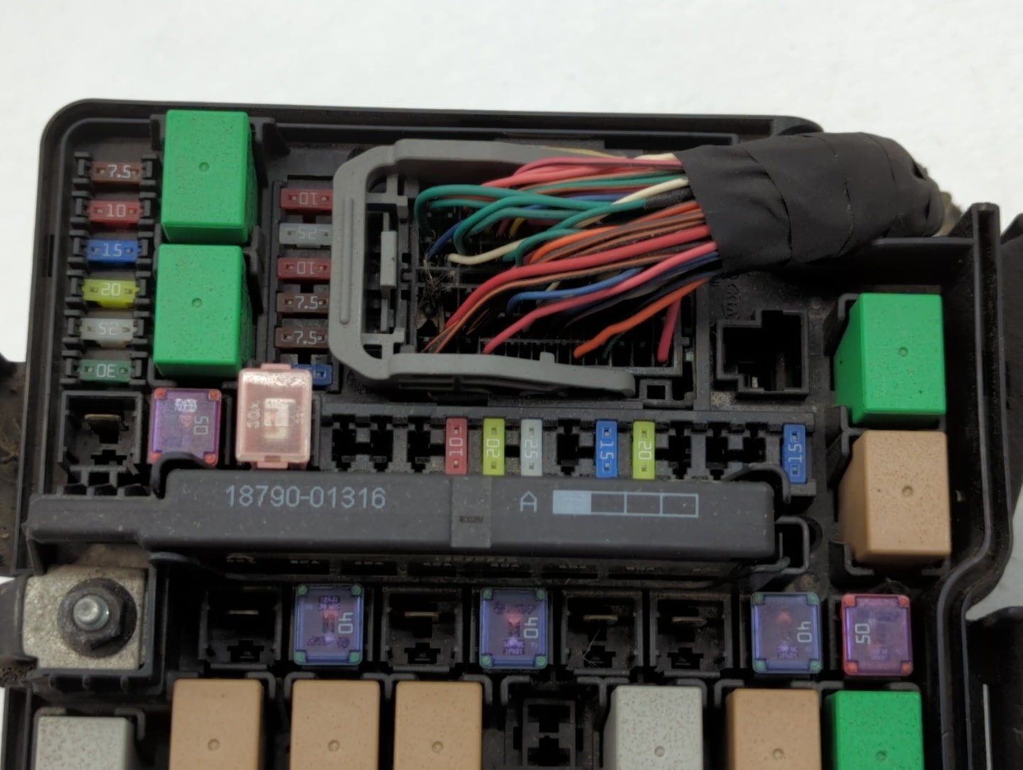 2013 Hyundai Santa Fe Fusebox Fuse Box Panel Relay Module P/N:91951-2W000 Fits OEM Used Auto Parts - Oemusedautoparts1.com