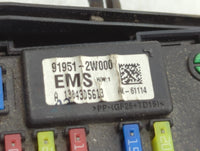 2013 Hyundai Santa Fe Fusebox Fuse Box Panel Relay Module P/N:91951-2W000 Fits OEM Used Auto Parts - Oemusedautoparts1.com
