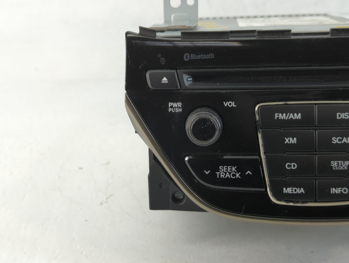 2014-2015 Hyundai Genesis Radio AM FM Cd Player Receiver Replacement P/N:96180-2M118YHG Fits Fits 2014 2015 OEM Used Auto Parts - Oemusedautoparts1.com