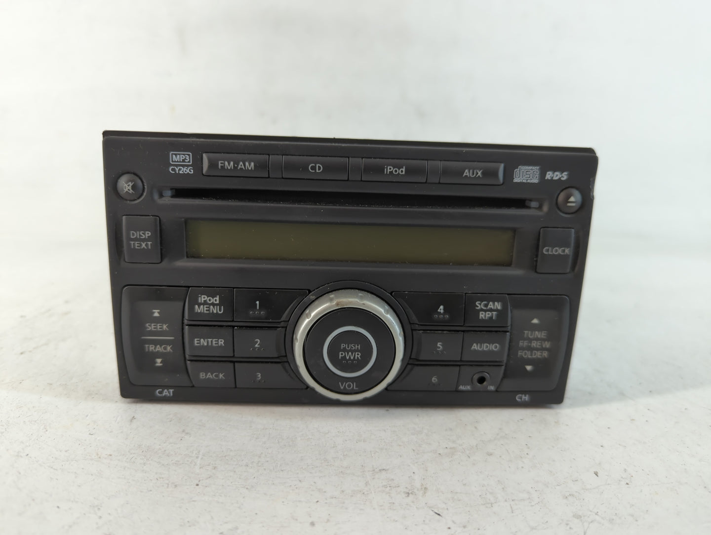 2011-2015 Nissan Rogue Radio AM FM Cd Player Receiver Replacement P/N:28185 1VK1A Fits Fits 2011 2012 2013 2014 2015 OEM Used Auto Parts - Oemusedautoparts1.com
