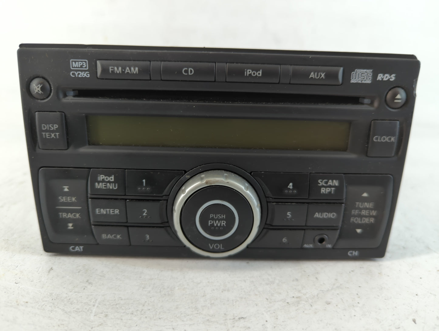 2011-2015 Nissan Rogue Radio AM FM Cd Player Receiver Replacement P/N:28185 1VK1A Fits Fits 2011 2012 2013 2014 2015 OEM Used Auto Parts - Oemusedautoparts1.com