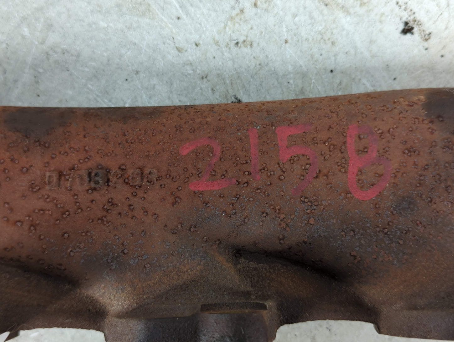 2003 Grand Marquis Turbocharger Exhaust Manifold With Turbo Charger - Oemusedautoparts1.com