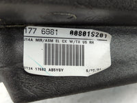 2001-2005 Mazda Tribute Side Mirror Replacement Passenger Right View Door Mirror P/N:2T24 17682 AB5YGY Fits OEM Used Auto Parts - Oemusedautoparts1.com