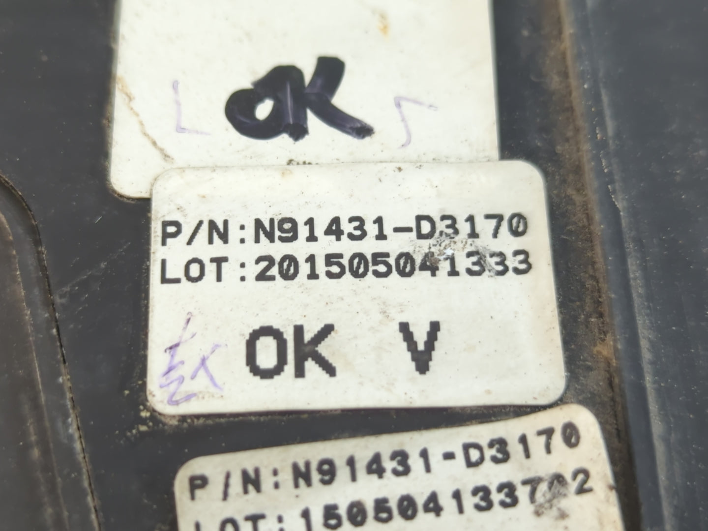 2016-2018 Hyundai Tucson Fusebox Fuse Box Panel Relay Module P/N:N91431-D3170 Fits Fits 2016 2017 2018 OEM Used Auto Parts - Oemusedautoparts1.com