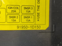 2007-2012 Kia Rondo Fusebox Fuse Box Panel Relay Module P/N:91950-1D150 Fits Fits 2007 2008 2009 2010 2011 2012 OEM Used Auto Parts - Oemusedautoparts1.com