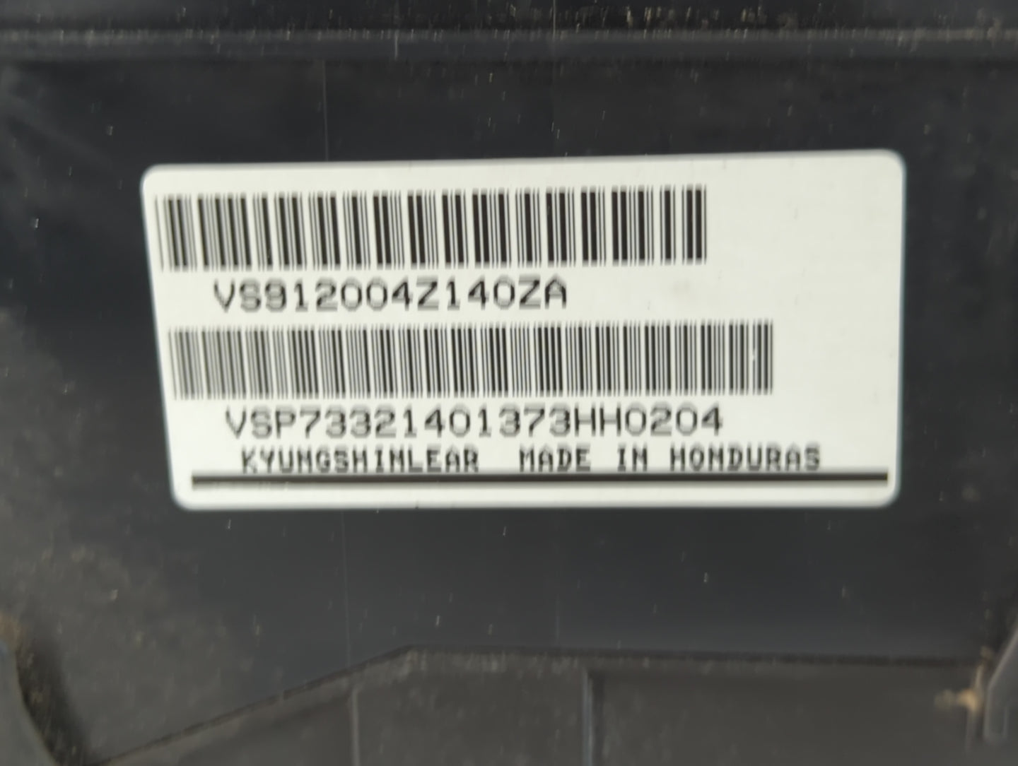 2013 Hyundai Santa Fe Fusebox Fuse Box Panel Relay Module P/N:VS912004Z140ZA Fits OEM Used Auto Parts - Oemusedautoparts1.com