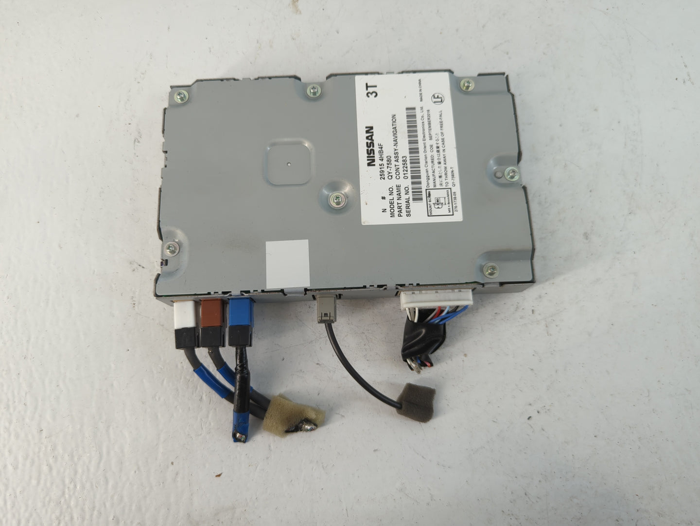 2015-2020 Infiniti Q50 Radio AM FM Cd Player Receiver Replacement P/N:25915 4HB4F Fits Fits 2015 2016 2017 2018 2019 2020 OEM Used Auto Parts - Oemusedautoparts1.com
