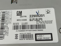 2012 Buick Verano Radio AM FM Cd Player Receiver Replacement P/N:22909201 Fits OEM Used Auto Parts - Oemusedautoparts1.com