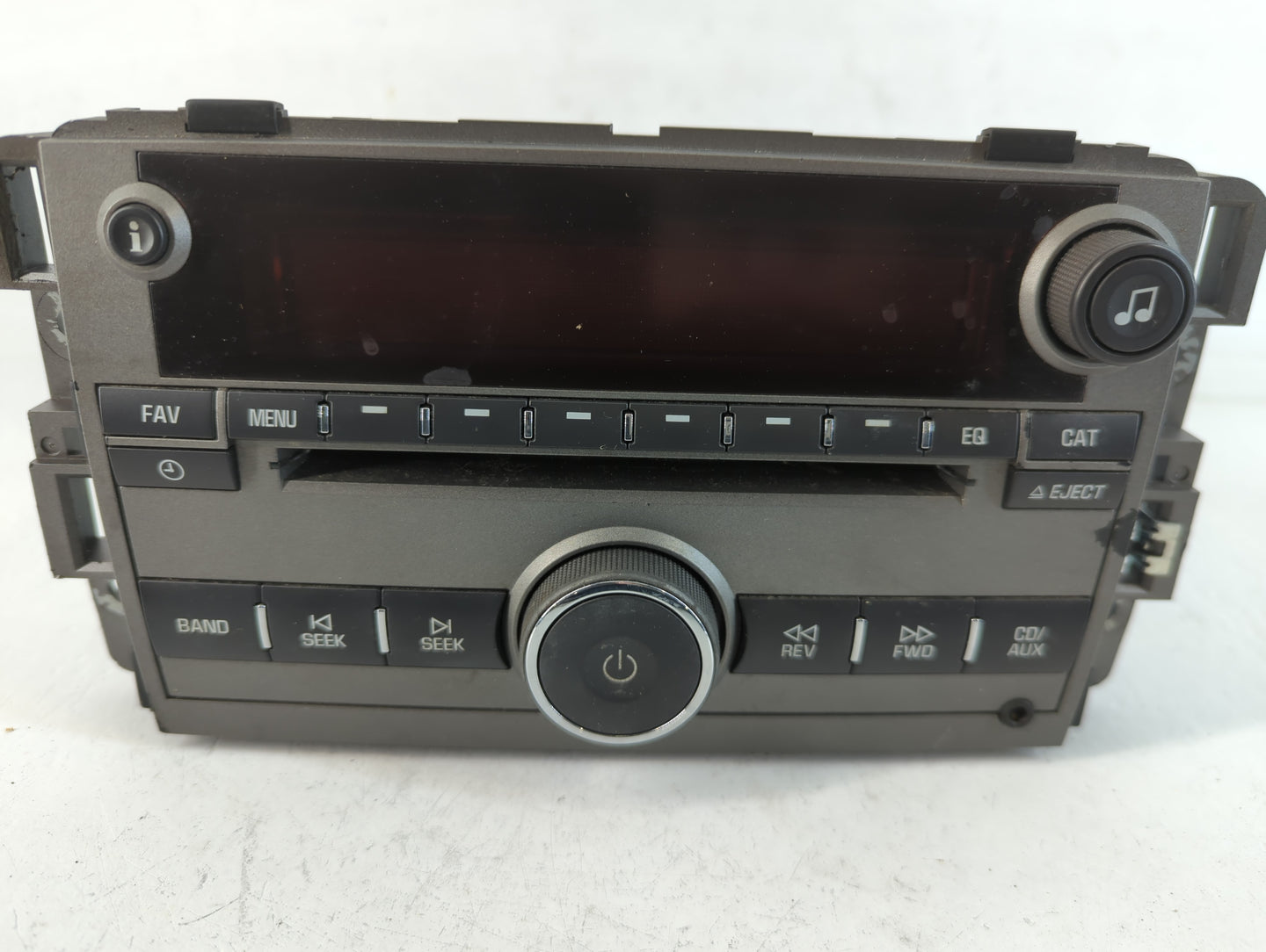 2008 Saturn Vue Radio AM FM Cd Player Receiver Replacement P/N:25956992 Fits OEM Used Auto Parts - Oemusedautoparts1.com