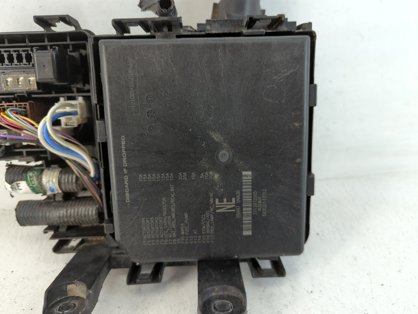 2017-2021 Nissan Qashqai Fusebox Fuse Box Panel Relay Module P/N:284B7 5NA0B Fits Fits 2017 2018 2019 2020 2021 2022 OEM Used Auto Parts - Oemusedautoparts1.com