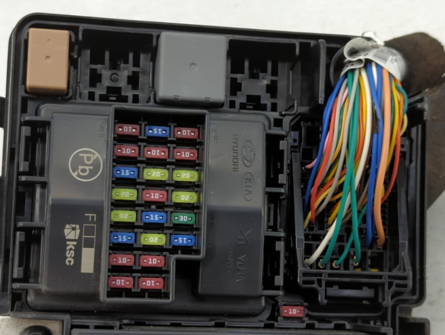 2016-2019 Kia Optima Fusebox Fuse Box Panel Relay Module P/N:91202D5120JA Fits Fits 2016 2017 2018 2019 OEM Used Auto Parts - Oemusedautoparts1.com