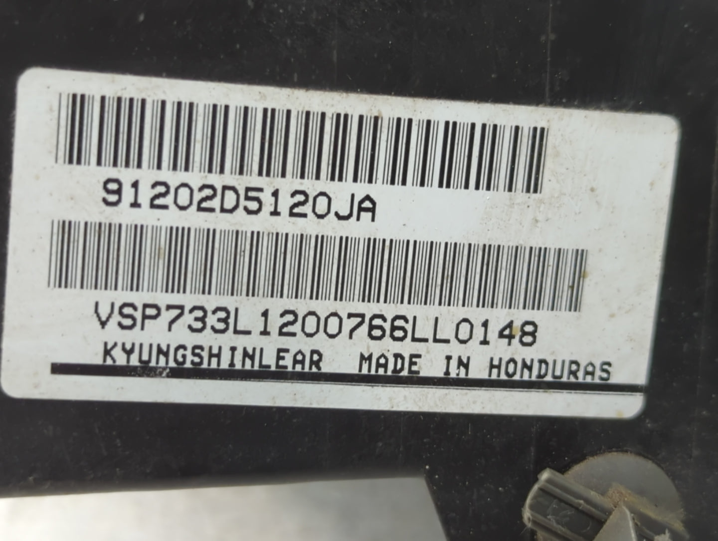 2016-2019 Kia Optima Fusebox Fuse Box Panel Relay Module P/N:91202D5120JA Fits Fits 2016 2017 2018 2019 OEM Used Auto Parts - Oemusedautoparts1.com