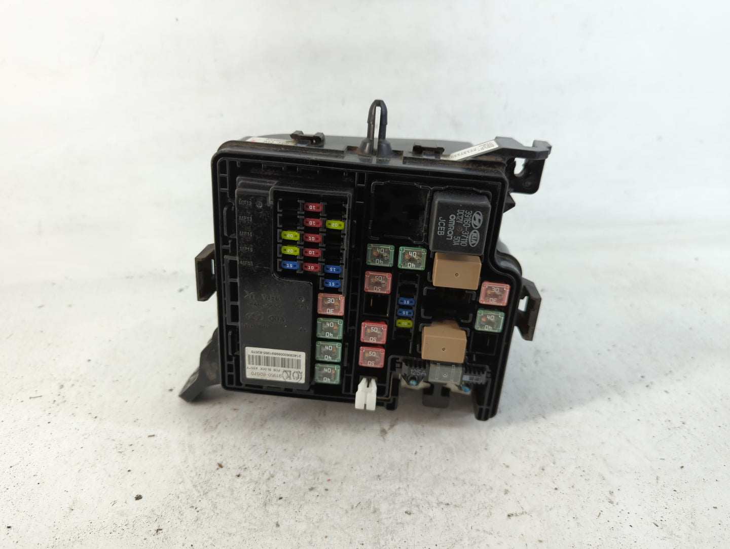 2014 Kia Soul Fusebox Fuse Box Panel Relay Module P/N:91950-B2050 Fits OEM Used Auto Parts - Oemusedautoparts1.com