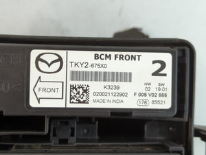 2014-2016 Mazda 3 Fusebox Fuse Box Panel Relay Module P/N:K3239 TKY2-675X0, F 005 V02 666 Fits Fits 2014 2015 2016 OEM Used Auto Parts