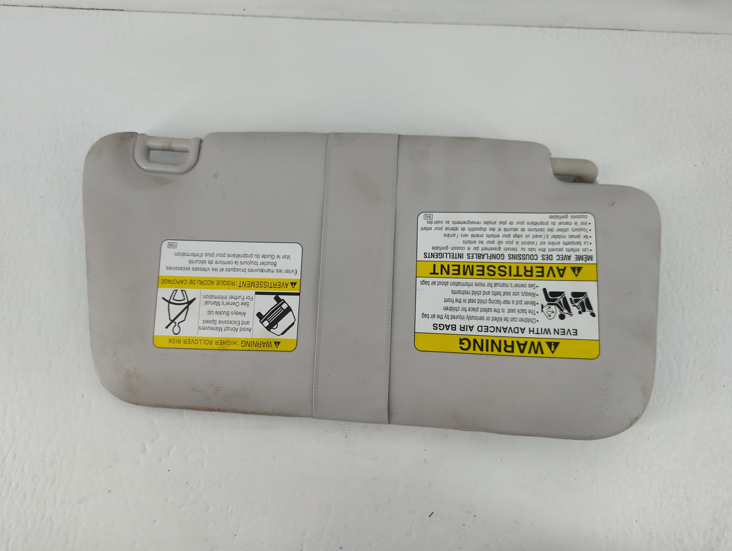 2013 Subaru Forester Sun Visor Shade Replacement Driver Left Mirror Fits OEM Used Auto Parts - Oemusedautoparts1.com