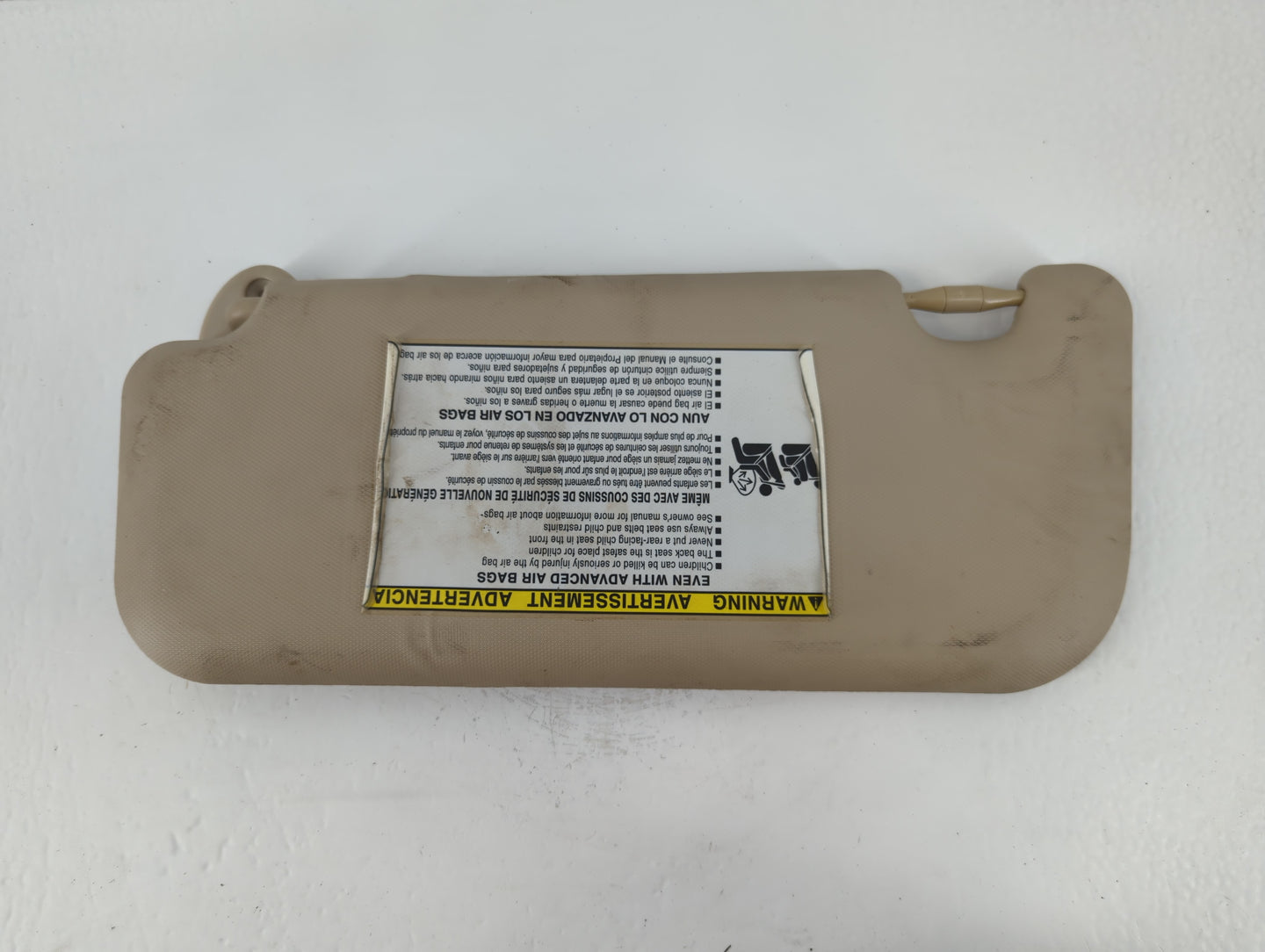 2014-2016 Toyota Corolla Sun Visor Shade Replacement Driver Left Mirror Fits Fits 2014 2015 2016 OEM Used Auto Parts - Oemusedautoparts1.com