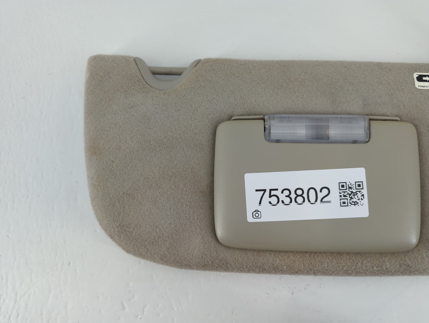 2005-2007 Buick Rainier Sun Visor Shade Replacement Passenger Right Mirror Fits Fits 2005 2006 2007 OEM Used Auto Parts - Oemusedautoparts1.com