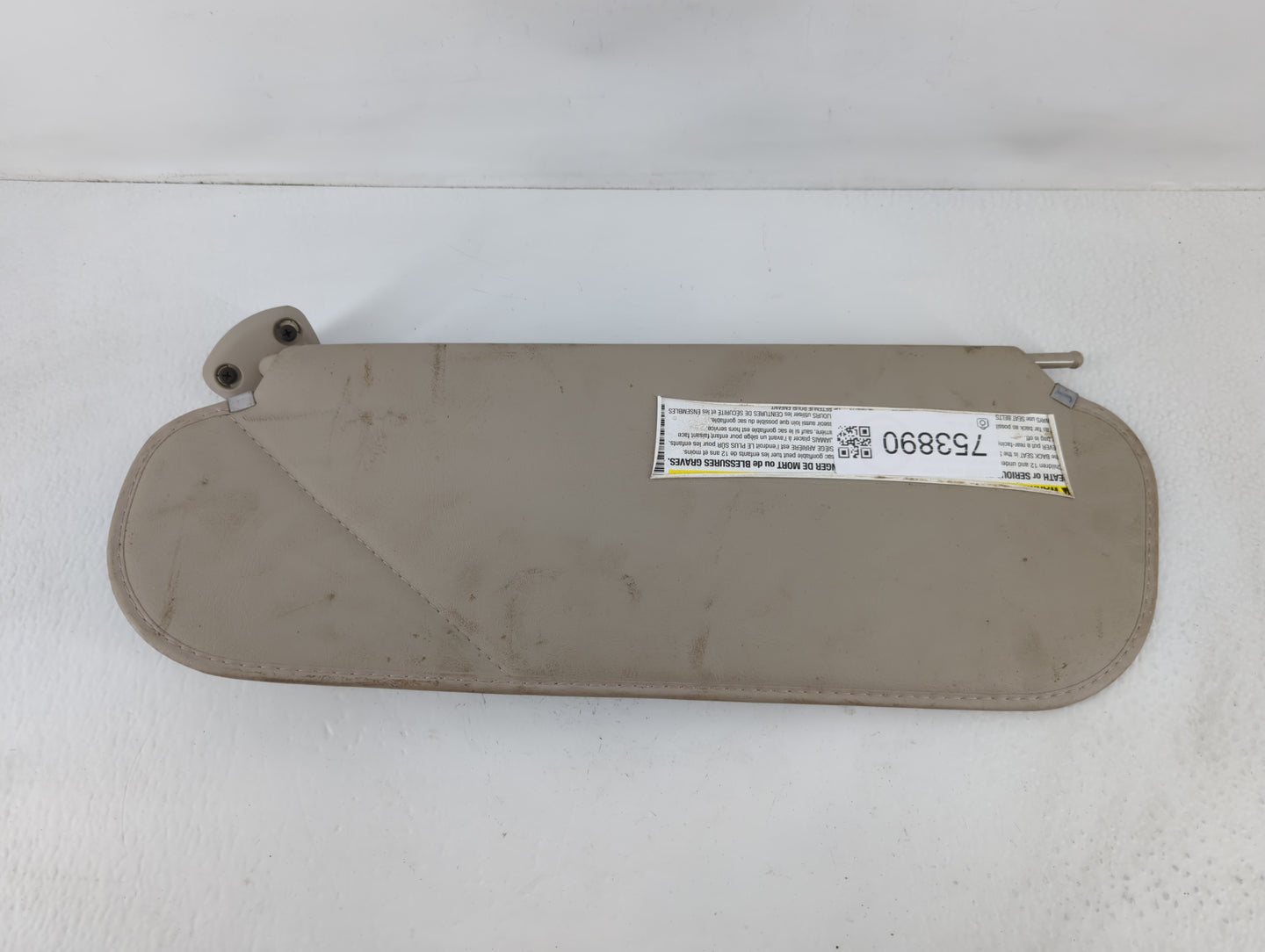 2003-2019 Gmc Savana 2500 Sun Visor Shade Replacement Passenger Right Mirror Fits OEM Used Auto Parts - Oemusedautoparts1.com