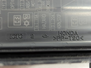 2005-2010 Honda Odyssey Fusebox Fuse Box Panel Relay Module P/N:PP-T20 Fits Fits 2005 2006 2007 2008 2009 2010 OEM Used Auto Parts