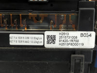 2015-2017 Hyundai Accent Fusebox Fuse Box Panel Relay Module P/N:91420-1R700 Fits Fits 2015 2016 2017 OEM Used Auto Parts - Oemusedautoparts1.com