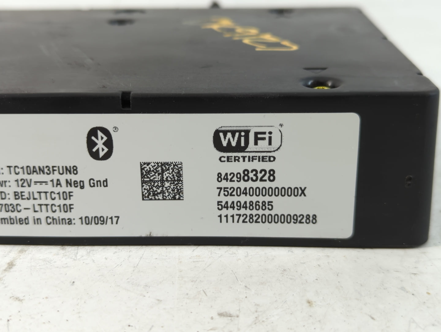 2017-2021 Buick Encore Radio AM FM Cd Player Receiver Replacement P/N:84298328 Fits Fits 2017 2018 2019 2020 2021 OEM Used Auto Parts - Oemusedautoparts1.com